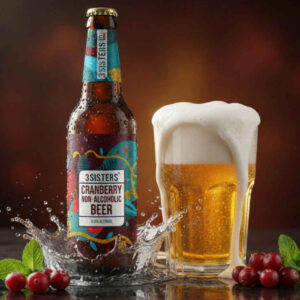 3 Sisters Cranberry Non Alcoholic Beer 330ml