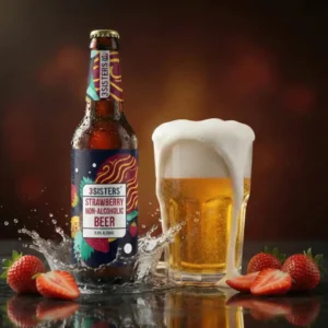 3 Sisters Strawberry Non-Alcoholic Beer 330ml