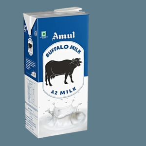 Amul Buffalo Milk - UHT Treated, Calcium Rich, No Preservatives, 1 L Tetra Pak