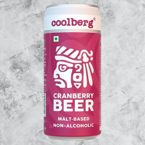 Coolberg Malt-Based Non-Alcoholic Cranberry Beer 300 ml