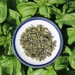 Dried Basil Leaves