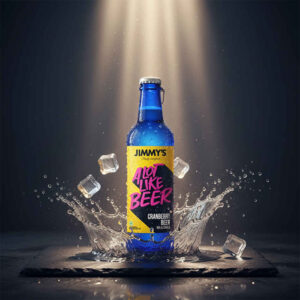 Jimmy's Cocktails Cranberry Non Alcoholic Beer 250ml