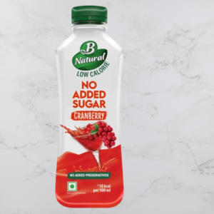 B Natural No Added Sugar Cranberry Juice 750 ml