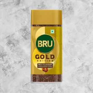 Bru Gold Edition | Premium Freeze Dried Coffee | Experience Intense Coffee Taste | Aromatic Instant Coffee 55g