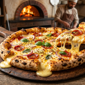 Double Cheese Burst Pizza