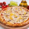 Mushroom + Corn Pizza