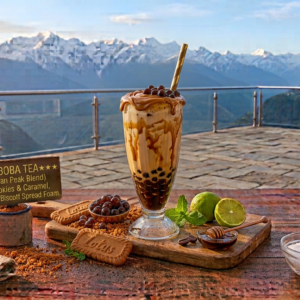 Biscoff Boba Tea